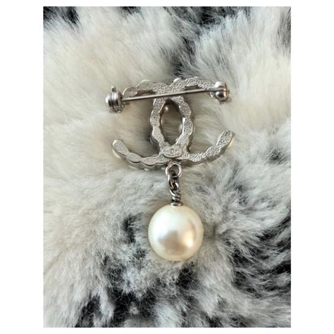 chanel pearl drop brooch|Chanel brooch buy online.